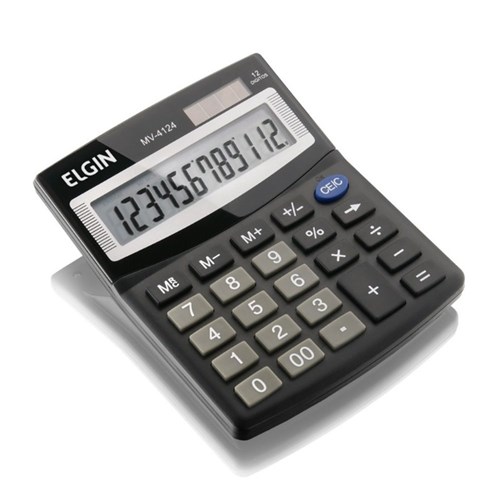 Calculadora de Mesa 12 Dígitos MV4124-Elgin