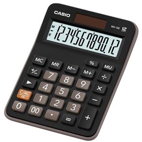 Calculadora de Mesa 12 Dígitos Preta MX-12B-S4-DC - Casio