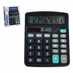Calculadora de Mesa 12 Dígitos Preta