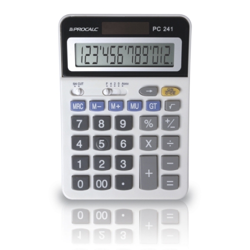 Calculadora de Mesa 12 Dígitos Procalc PC241
