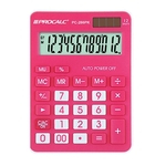 Calculadora de Mesa 12 Digitos Rosa PC286PK Procalc
