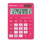 Calculadora de Mesa 12 Digitos Rosa PC286PK Procalc