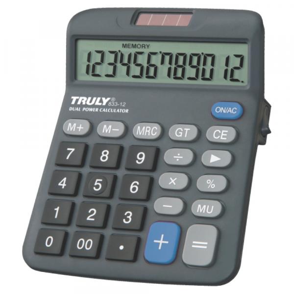 Calculadora de Mesa 12 Digitos Truly 833-12