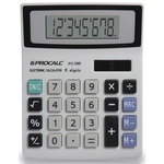 Calculadora De Mesa 8digitos Mod.pc086 Bat/solar Unidade
