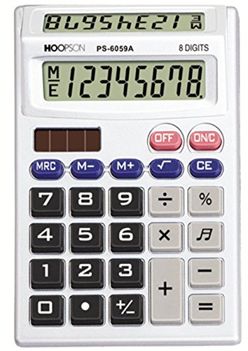 Calculadora de Mesa C/2 Visores PS-6059A Hoopson