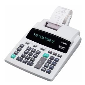 Calculadora de Mesa Casio 12 Dígitos, com Bobina - FR-2650T - - 220V