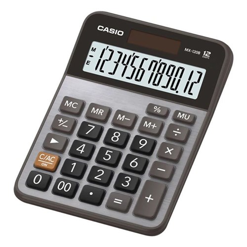 Calculadora de Mesa Casio 12 Dígitos Mx-120B-S4-Dc