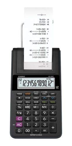 Calculadora de Mesa Casio com Impressão Bobina Hr-8rc-bk