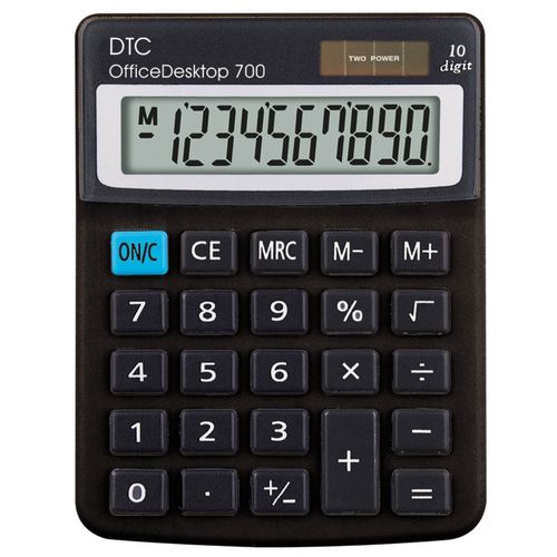 Calculadora de Mesa com Visor Lcd 10 Dígitos - Dtc Office Desktop 700