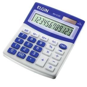 Calculadora de Mesa Elgin Azul 12 Dígitos