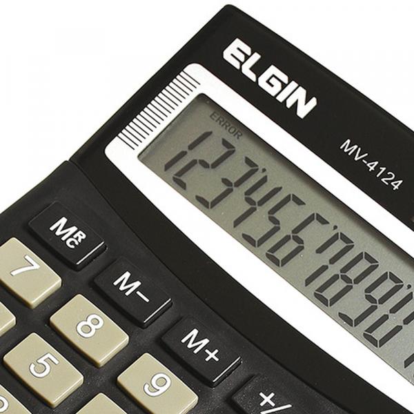 Calculadora de Mesa Elgin MV 4124 com 12 Dígitos
