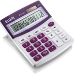 Calculadora de MESA MV4127 ROXA ELGIN