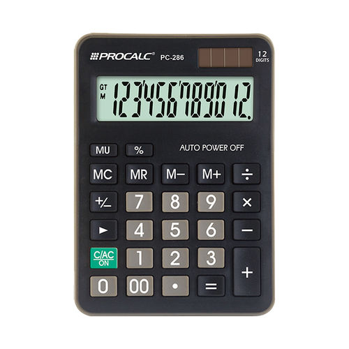 Calculadora de Mesa Procalc 12 Dígitos Pc286
