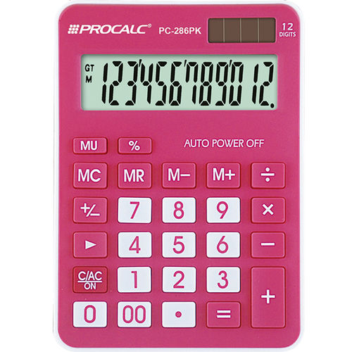 Calculadora de Mesa Procalc 12 Dígitos Pc286pk
