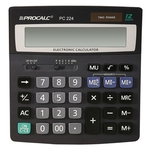 Calculadora De Mesa Procalc PC224 12 Dígitos Solar Preto