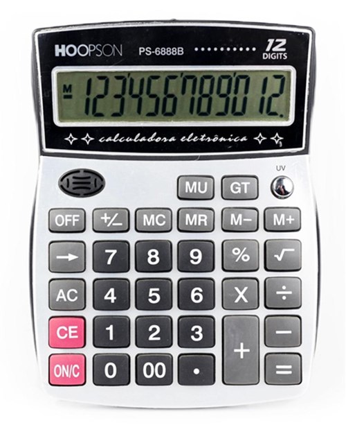 Calculadora de Mesa Ps-6888B Hoopson