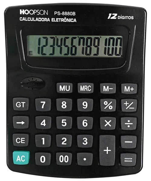 Calculadora de Mesa Ps-8880B Hoopson