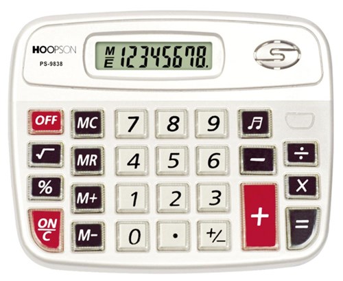 Calculadora de Mesa Ps-9838 Hoopson