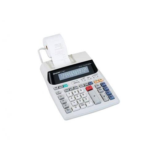 Calculadora de Mesa Sharp / Visor com 12 Dígitos / Impressora / Calendário / Relógio / 110v