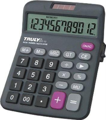 Calculadora de Mesa TRULLY 12DIG.VISOR Incl.preta Procalc
