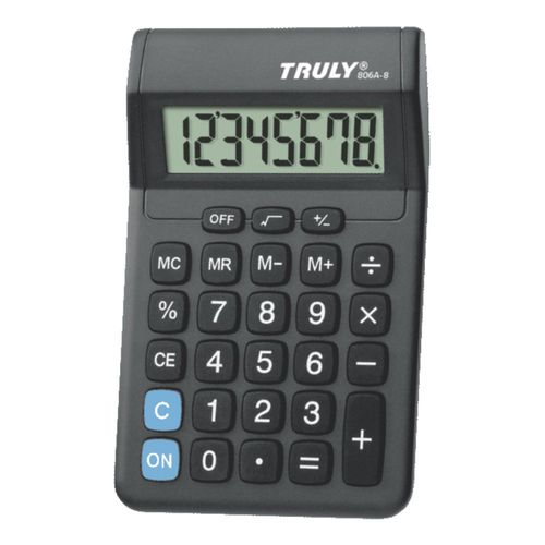 Calculadora de Mesa Truly 8 Dígitos 806a