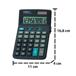 Calculadora de Mesa Truly 812B-12