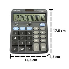 Calculadora de Mesa Truly 831B-12