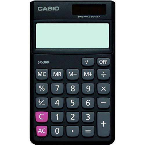 Calculadora Digital Portátil Casio Sx-300-W Preta