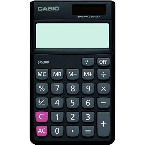 Calculadora Digital Portátil Casio Sx-300-W Preta