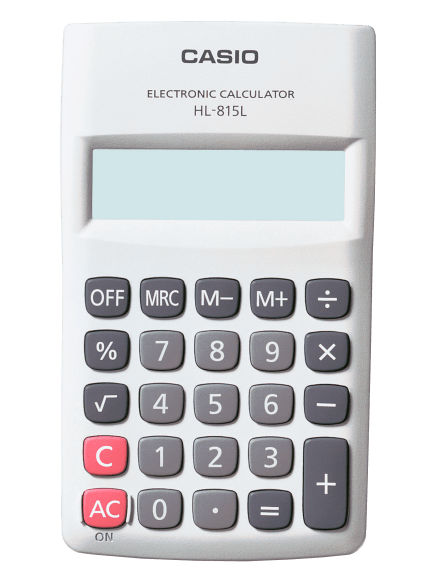 Calculadora Digital Portatil Hl-815l Branca Casio
