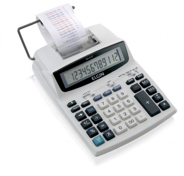 Calculadora Elgin com Impressão Bicolor 12 Digitos MA 5121