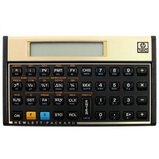 Calculadora Financeira 12c Gold - Hp