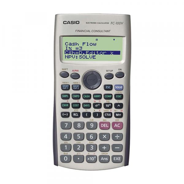 Calculadora Financeira Branca FC-100V - Casio