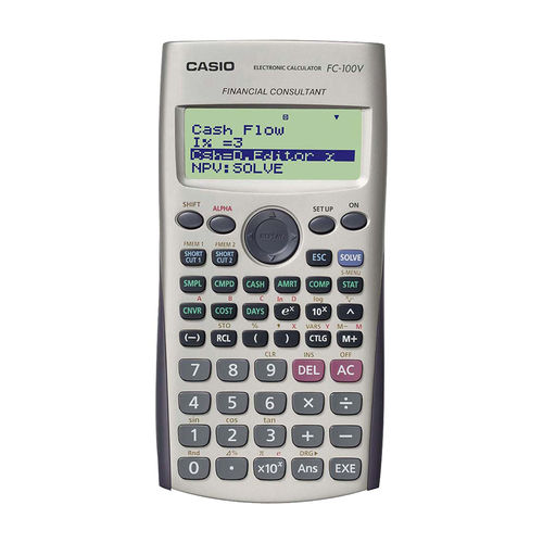Calculadora Financeira Branca Fc-100v - Casio