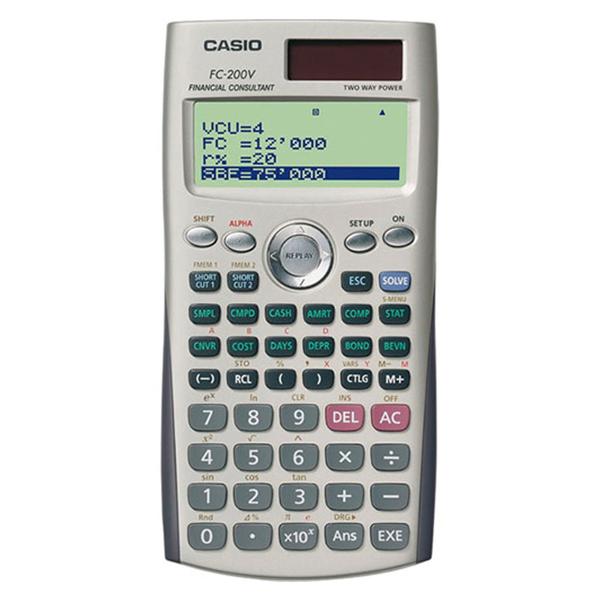 Calculadora Financeira Casio FC-200V-WB-DH