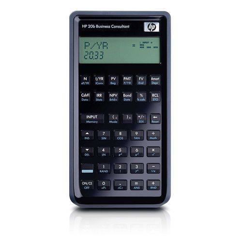 Calculadora Financeira de Consultoria Empresarial HP 20b (F2219AA)