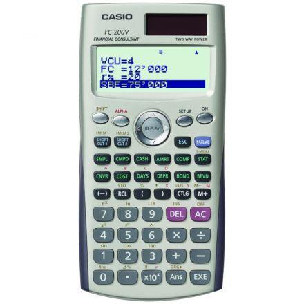 Calculadora Financeira Fc-200v Branca Casio