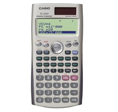 Calculadora Financeira Fc-200v-W-Dh Branca - Casio - 1