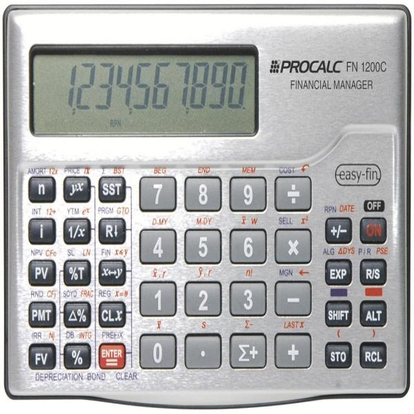 Calculadora Financeira FN1200C RPN/ALG - Procalc