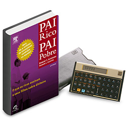 Calculadora Financeira HP12C - HP + Grátis Livro - Pai Rico, Pai Pobre
