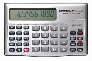 Calculadora Financeira Procalc Fn1200C Calculadora Financeira Rpn