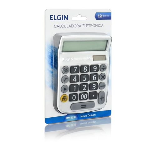 Calculadora Mesa Branca Mv4132 Elgin