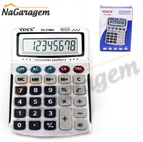 -> Calculadora Mesa Ys 3788A 8 Dígitos