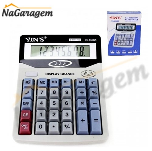 → Calculadora Mesa Ys 8508A 8 Dígitos