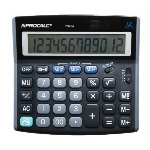 Calculadora PC224 12 Dígitos - Procalc