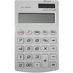 Calculadora Pessoal Procalc 10 Dígitos Metallic Capa Dura Branco