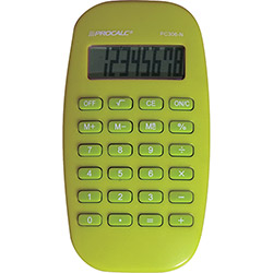 Calculadora Pessoal Procalc 8 Dig Visor Dot Matrix Citrus