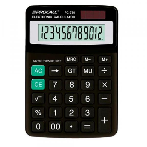 Calculadora Procalc Mesa 12Dig PC730