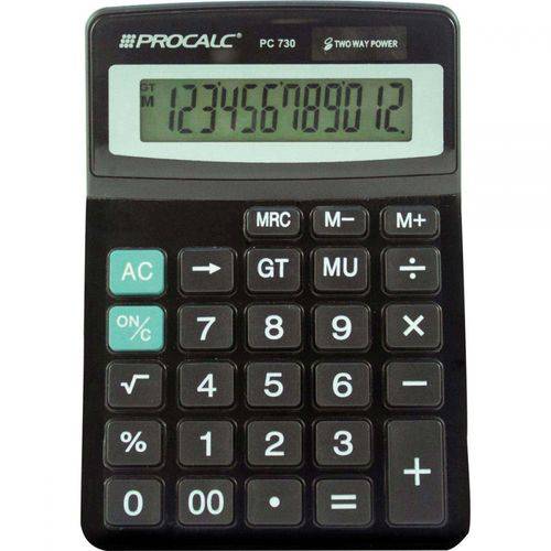 Calculadora Procalc PC 730 12 Digitos Mesa