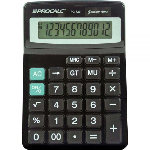 Calculadora Procalc PC 730 12 Digitos Mesa